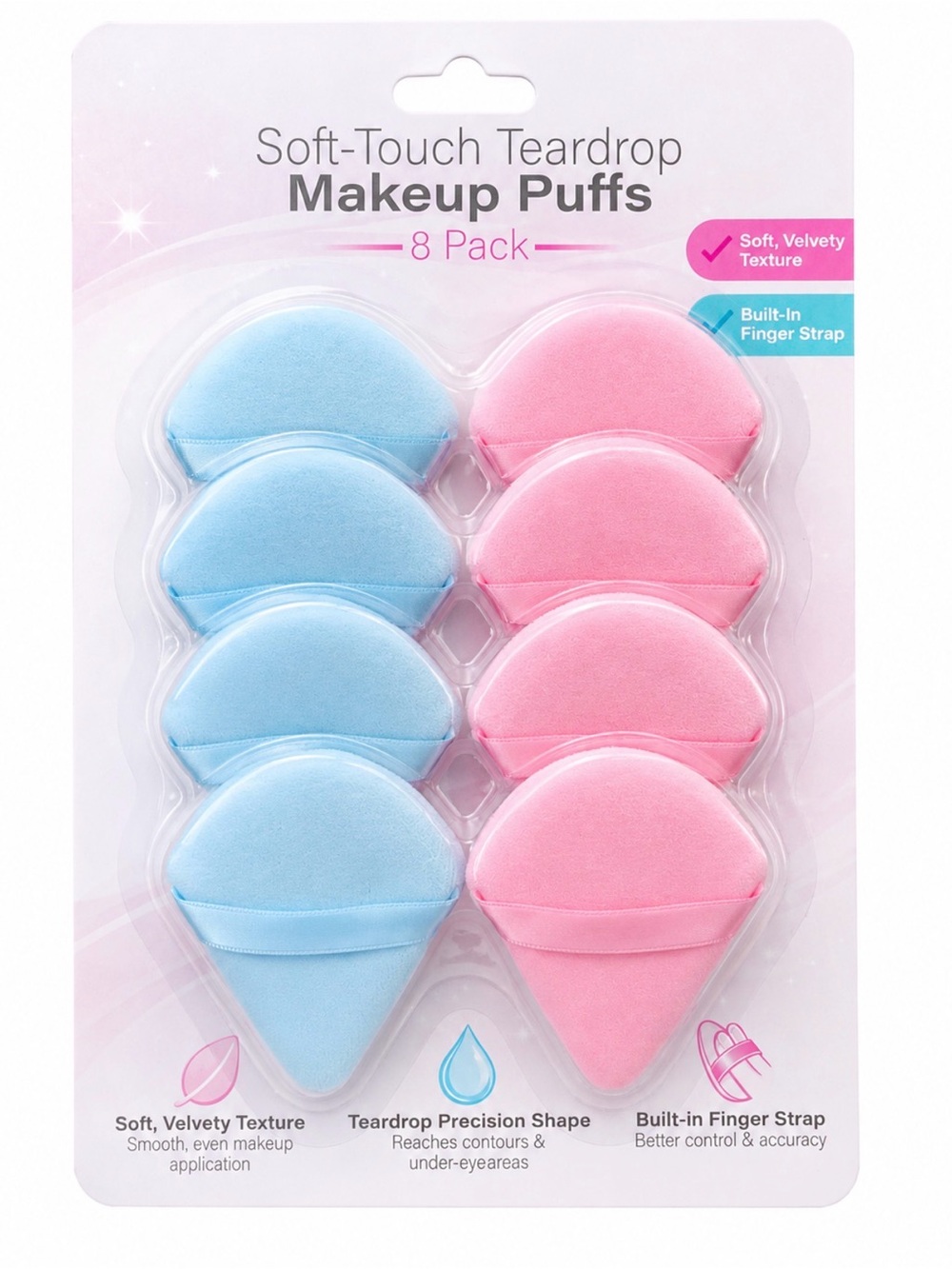 Soft Touch Makeup Puffs 8 Pack